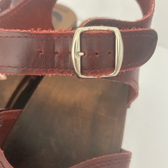 Troentorp’s Burgundy Leather Swedish Clog Sandals | EU 40 (US 9.5-10) - Picture 8 of 16